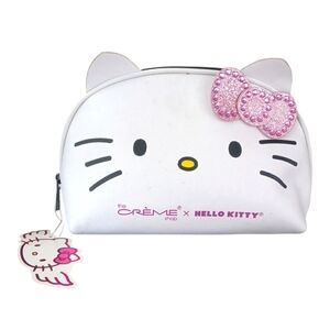 The Crème Shop x Hello Kitty Bling Bling! Makeup Pouch Limited Edition Pink Bow